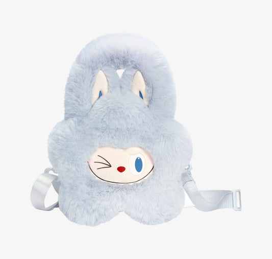 Labubu monster flower plush bag